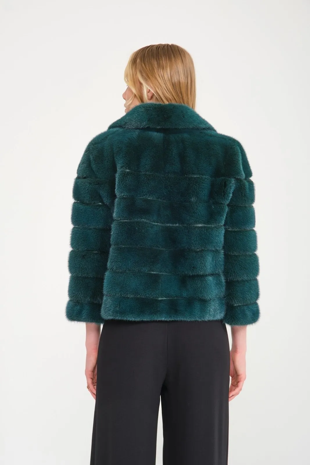 Green Mink Fur Jacket