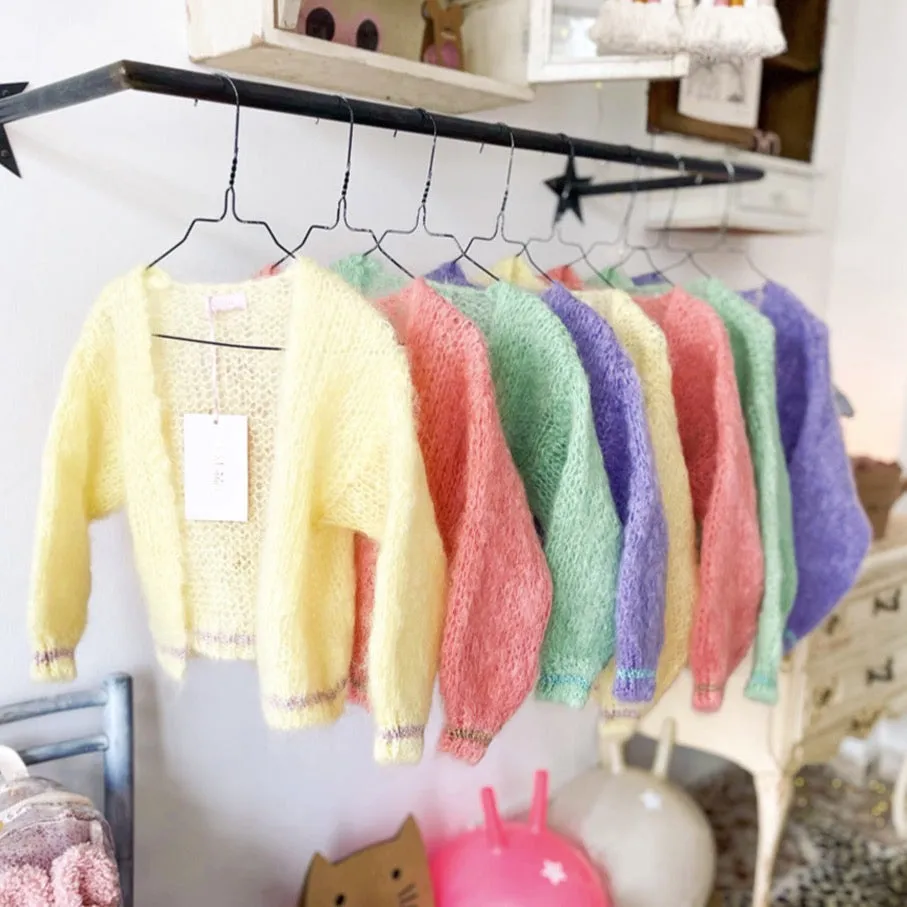 Gybizia Mohair Cardigan Kids Pink