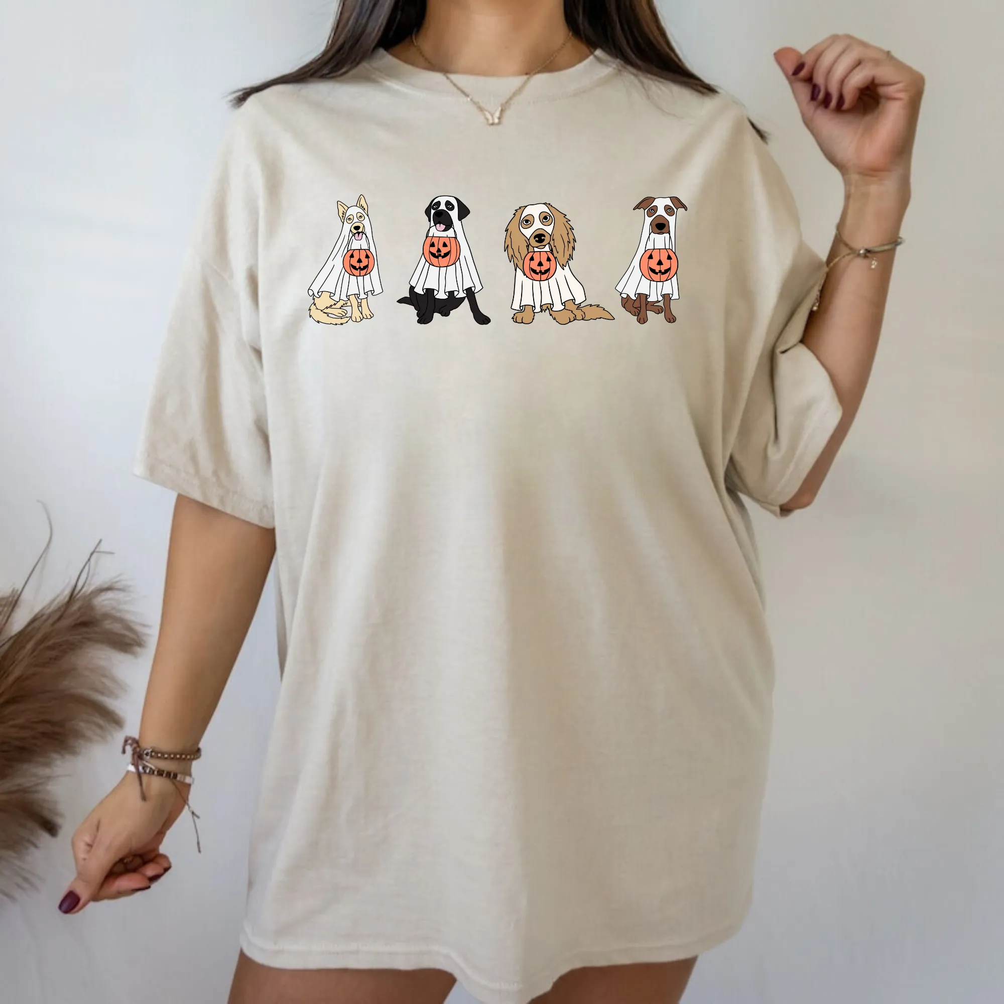 Halloween Ghost Dog Shirt