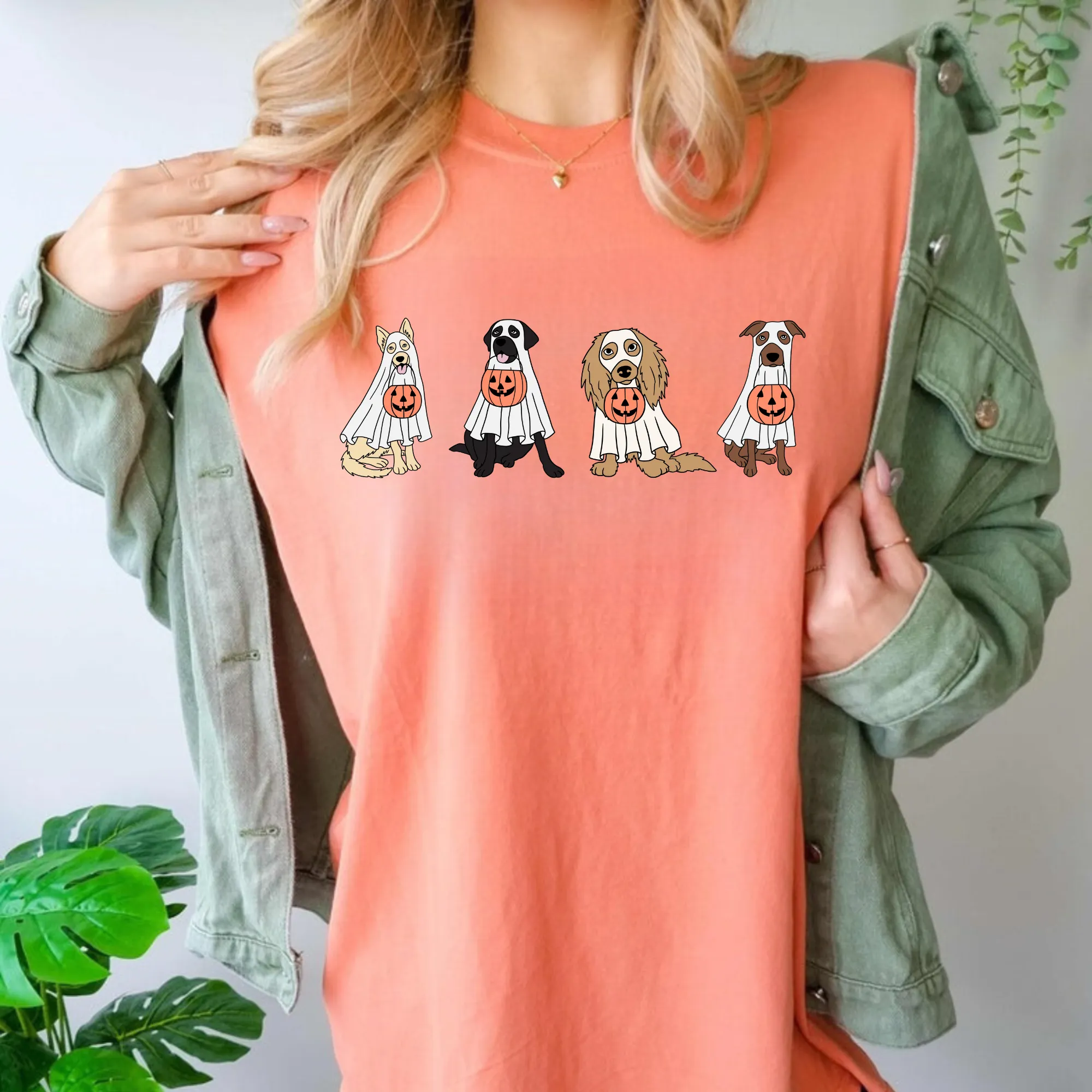 Halloween Ghost Dog Shirt