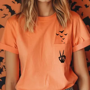 Halloween Pocket Comfort Colors Shirt