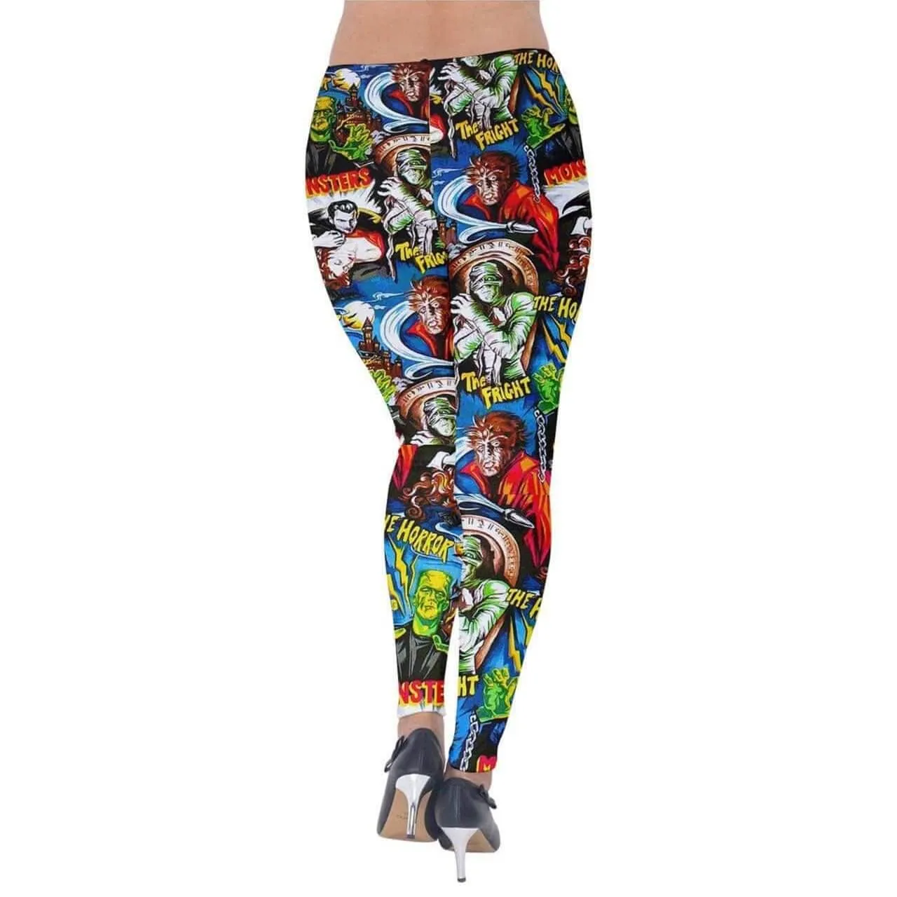 Hollywood Monsters Velvet Leggings [IN STOCK]