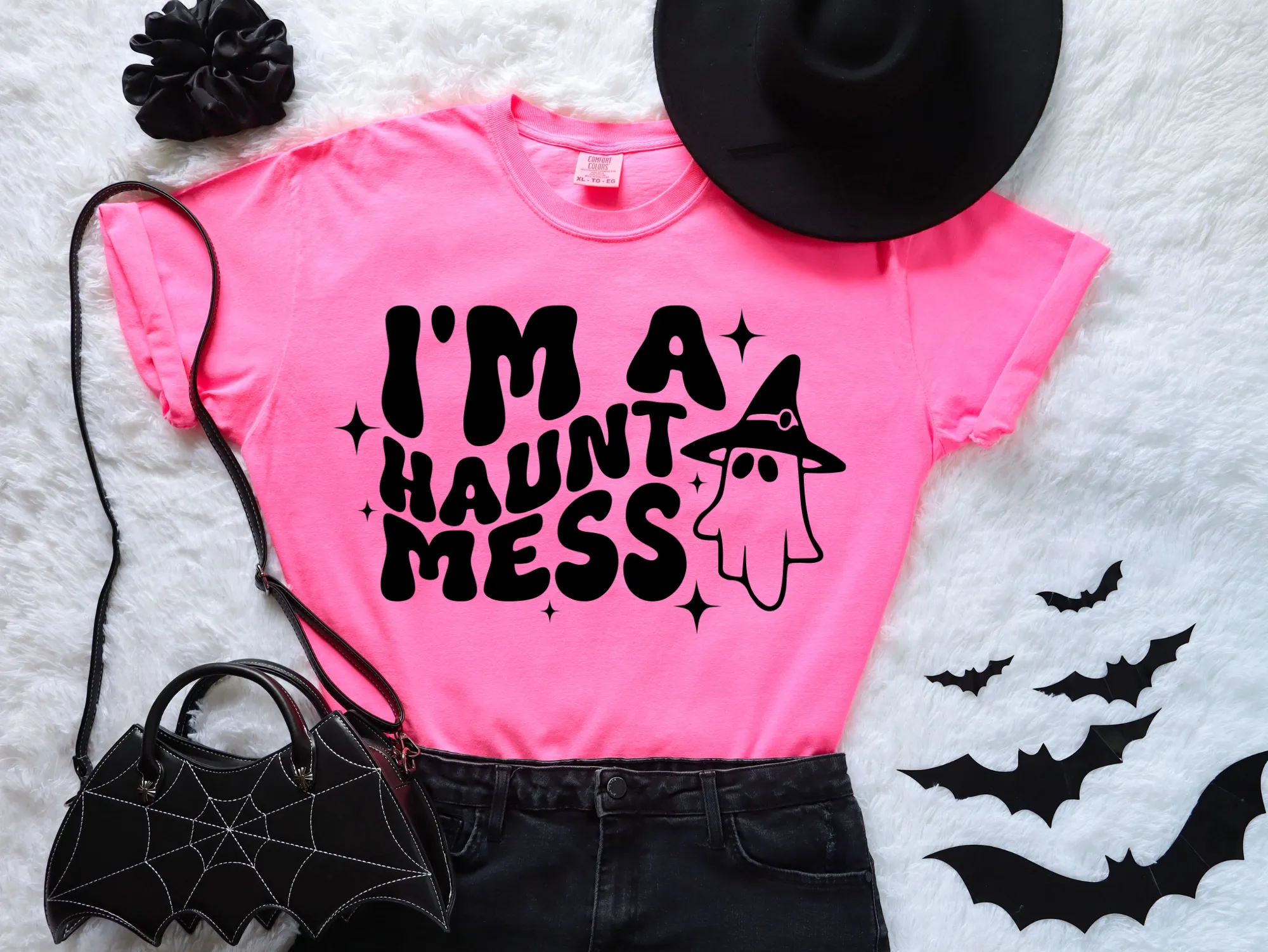 I'm A Haunt Mess Halloween Shirt Comfort Colors