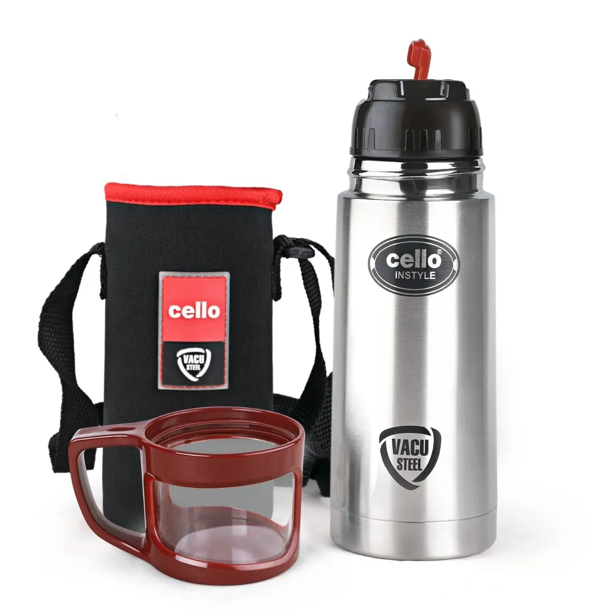 Instyle Flask, Vacusteel Water Bottle, 350ml