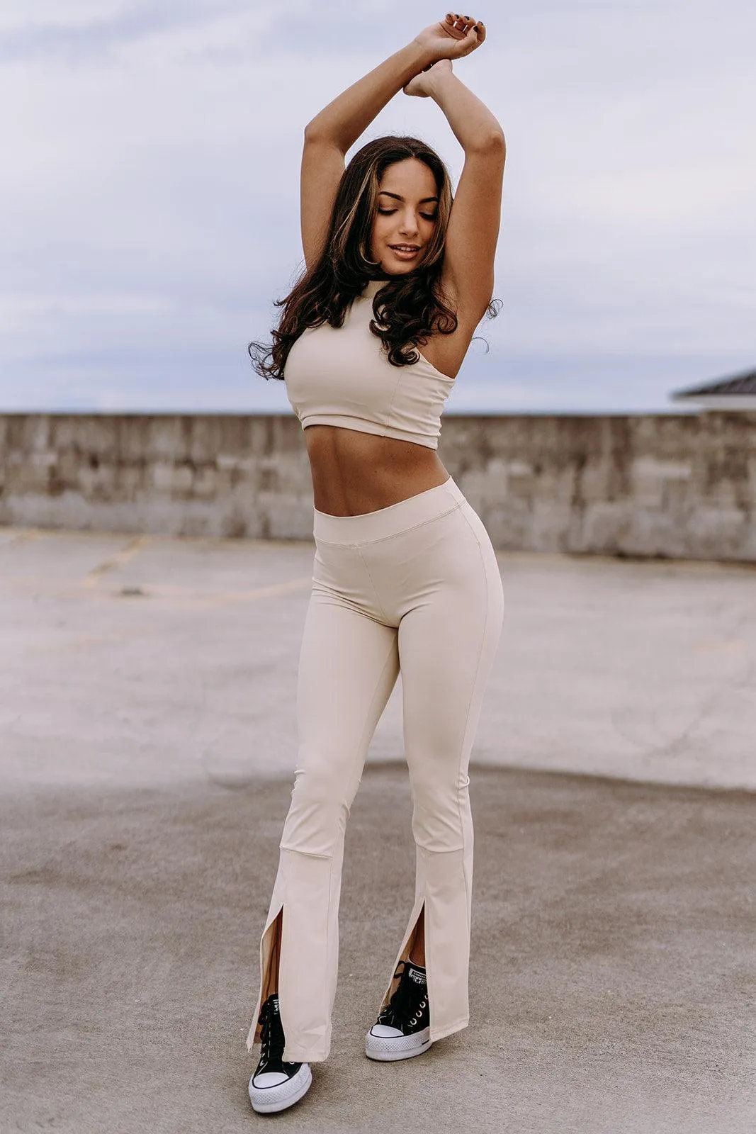 Ivory Flare Pants