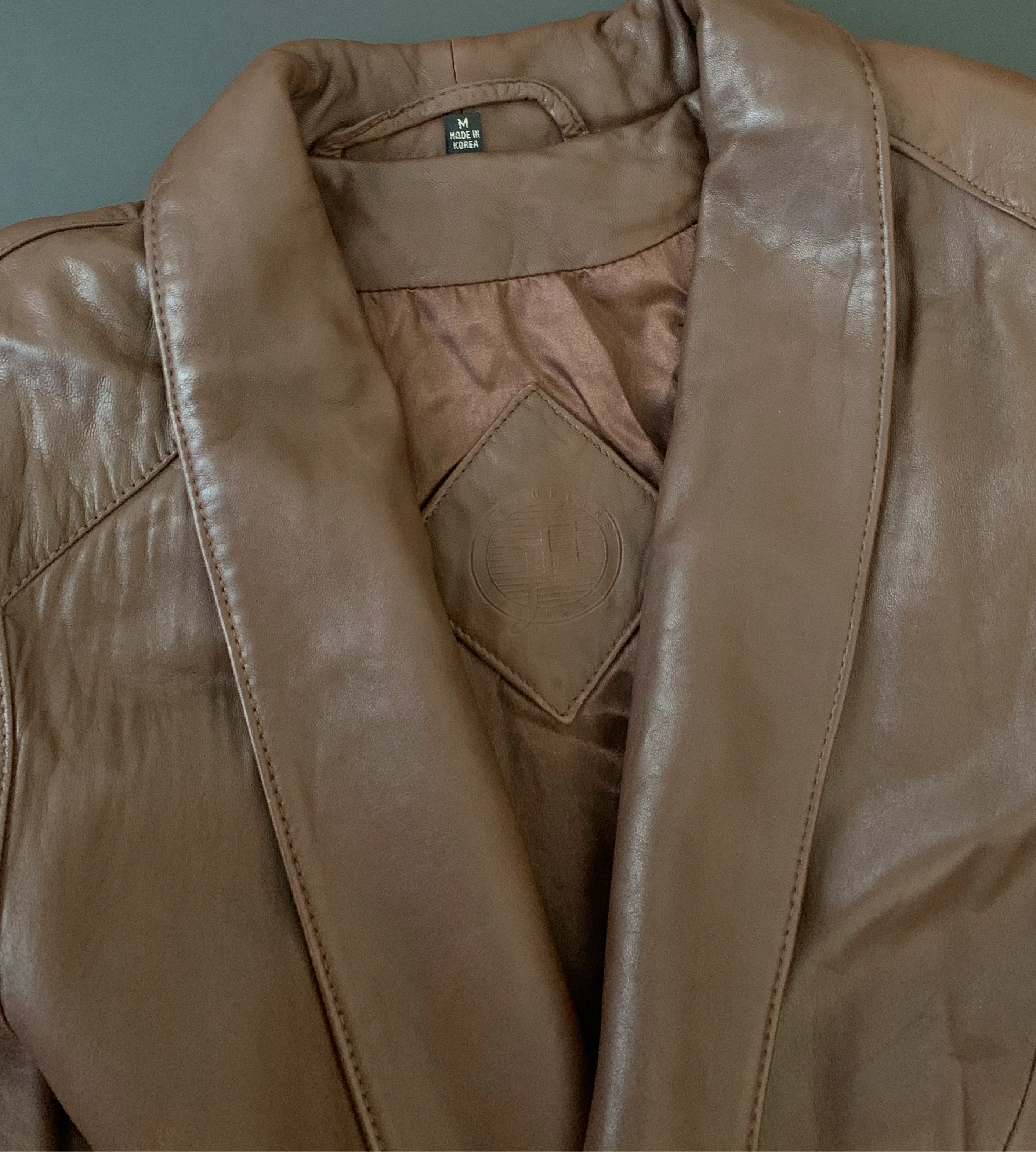 Jacqueline Ferrar 80’s Vintage Leather Trench Jacket