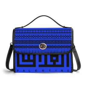 Jerusalem Elegant Shoulder Bag - Blue Velvet