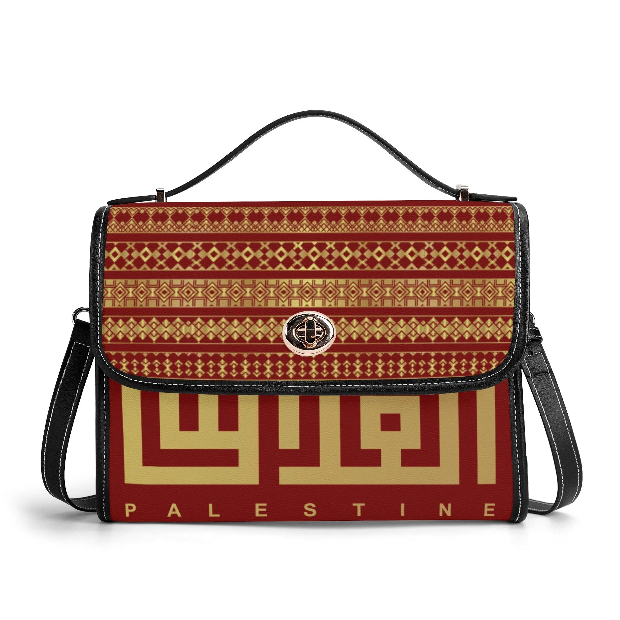 Jerusalem Elegant Shoulder Bag - Red Velvet