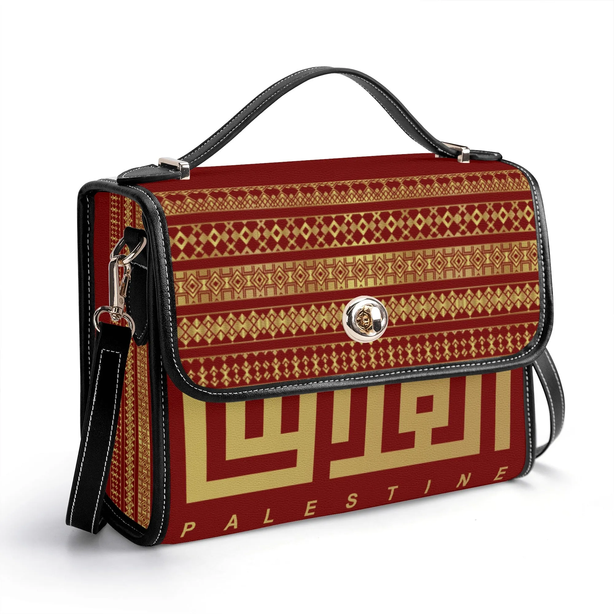 Jerusalem Elegant Shoulder Bag - Red Velvet