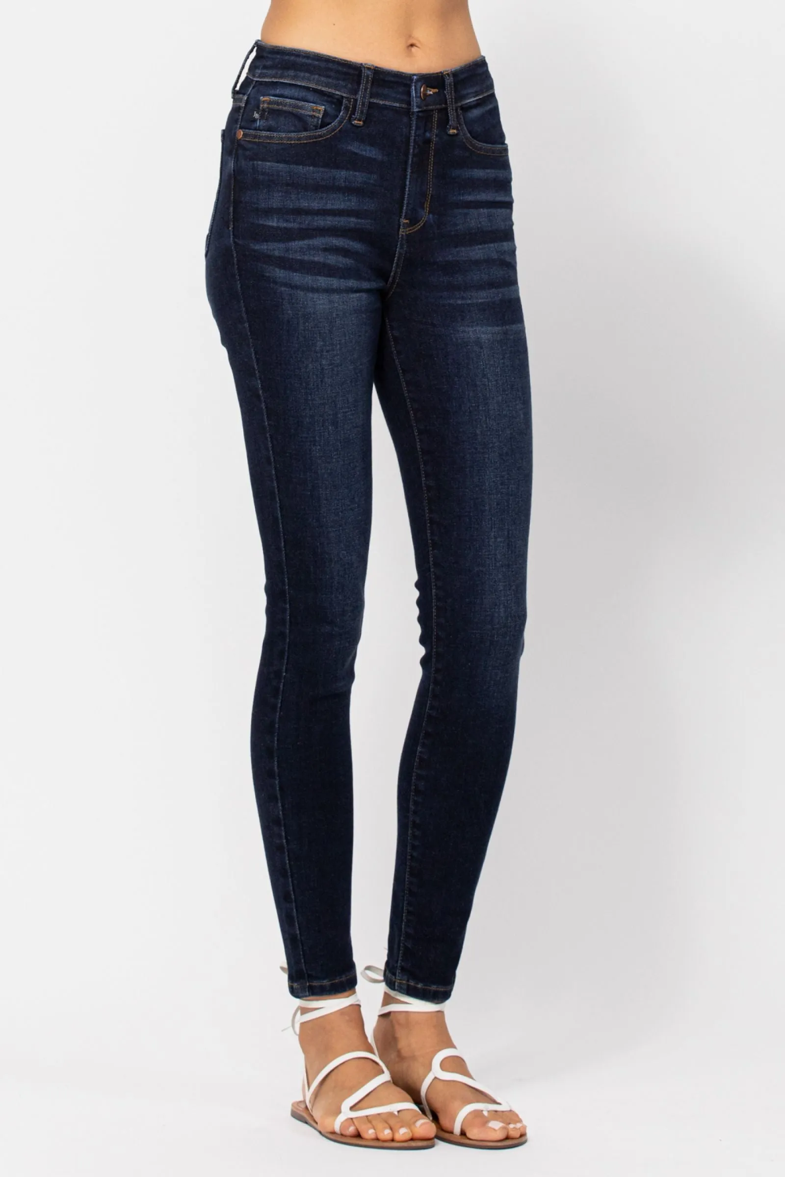 Judy Blue High Waist Handsand Skinny Denim 82253