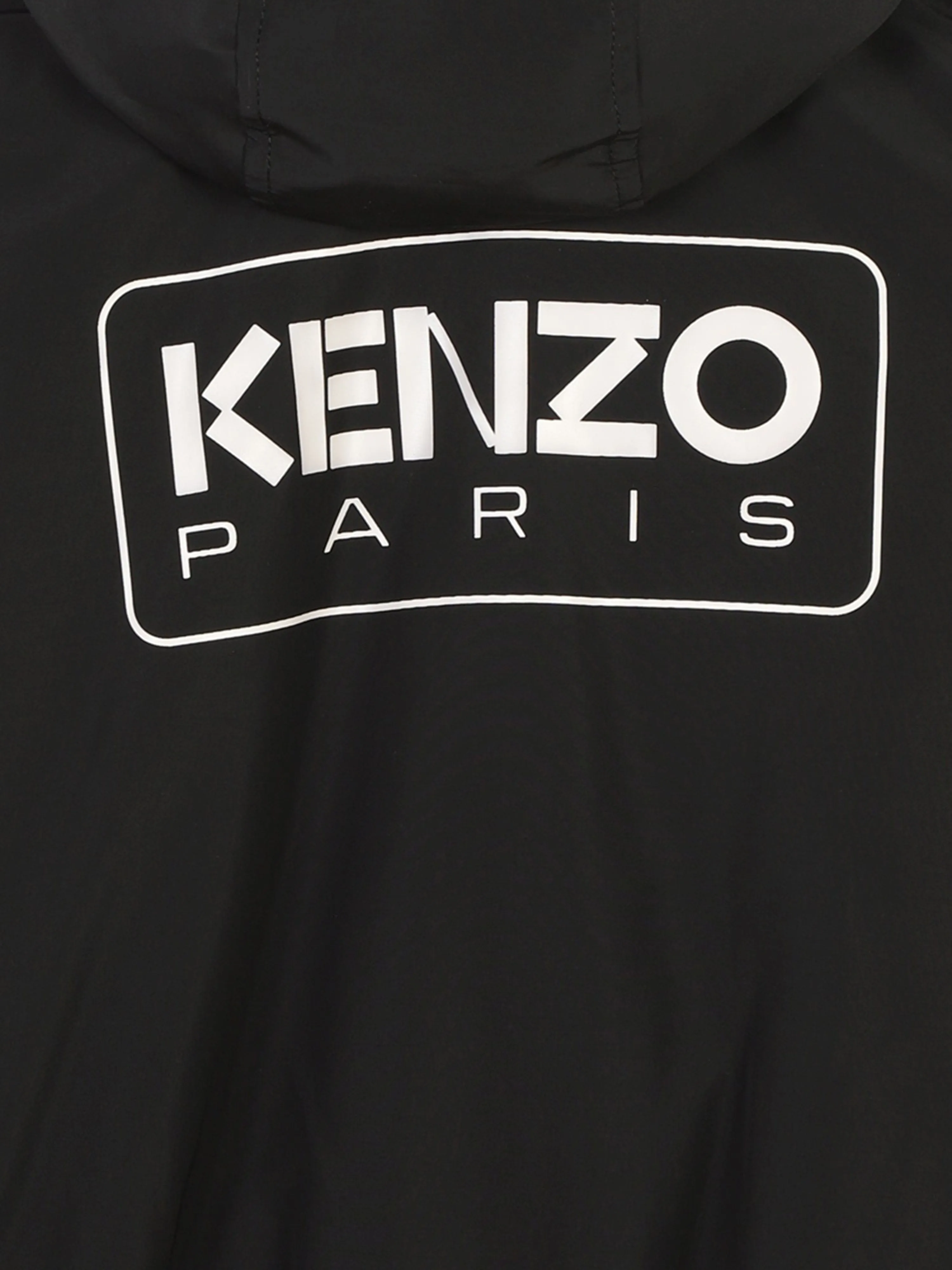 KENZO Kids Logo Print Track Jacket in Black