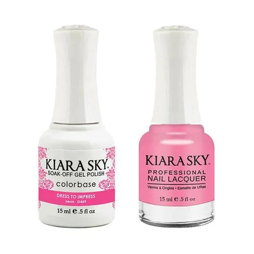 Kiara Sky Classic Gel & Polish Duo - #449 Dress To Impress