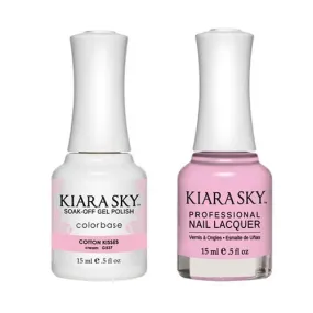 Kiara Sky Classic Gel & Polish Duo - #537 Cotton Kisses