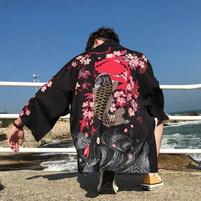 Koi Kimono Cardigan