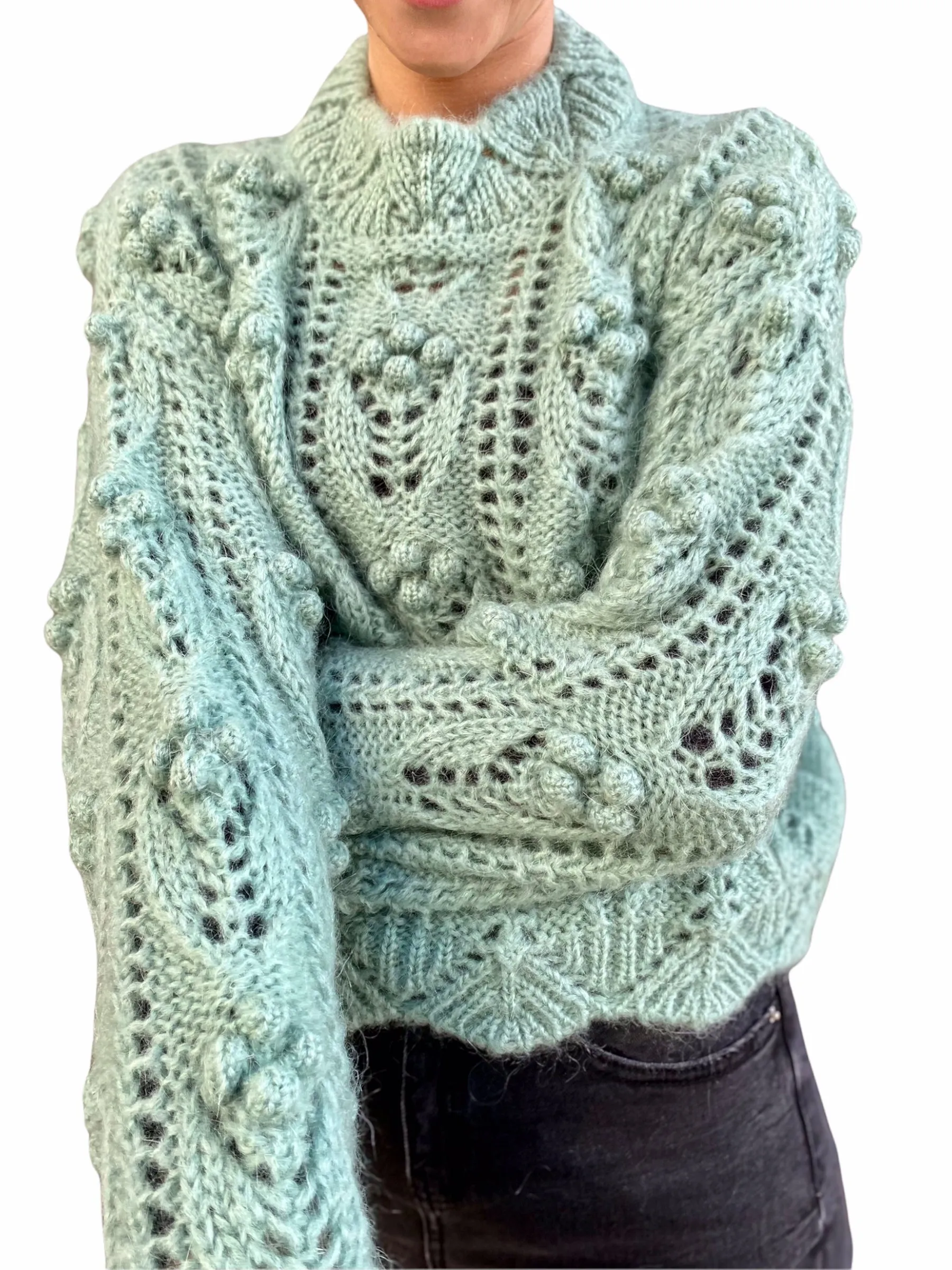 Kontatto light green pullover