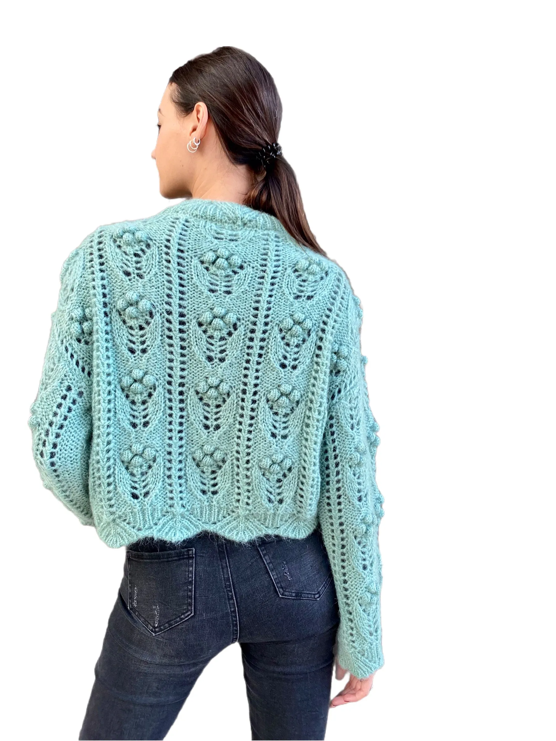 Kontatto light green pullover