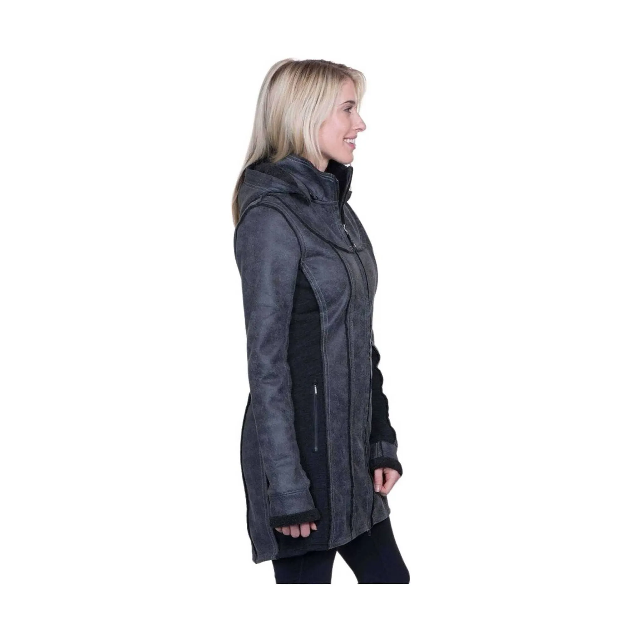 Kuhl Women's Dani Sherpa Trench - Raven