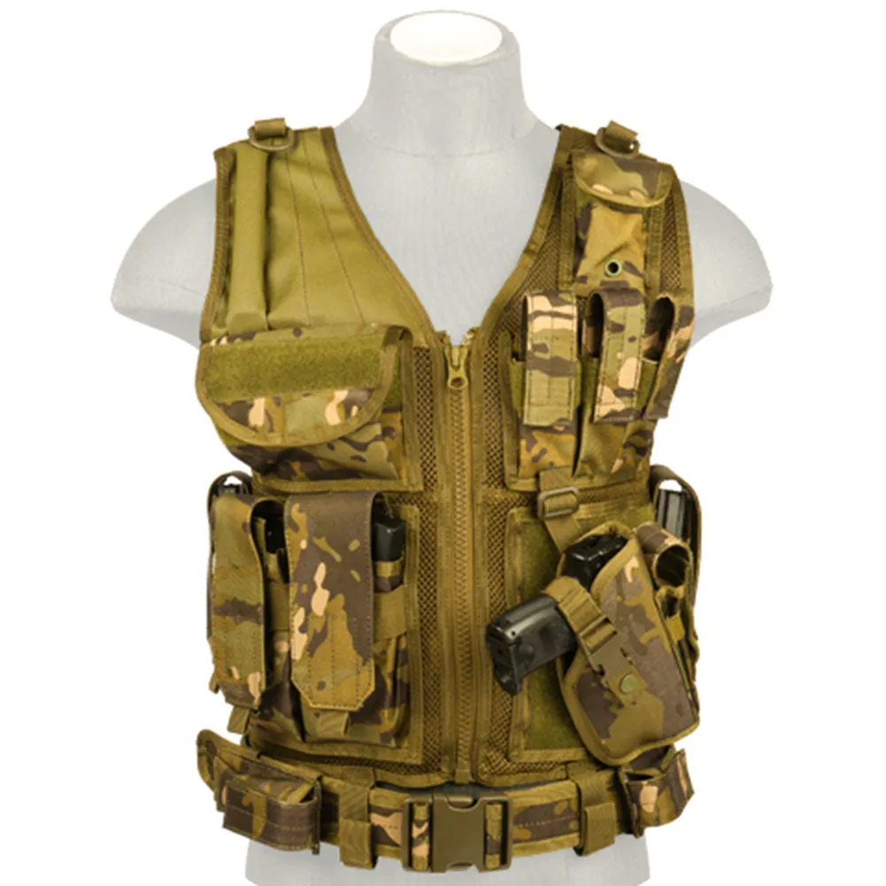 Lancer Tactical Cross Draw Vest with Holster