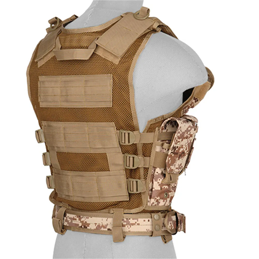 Lancer Tactical Cross Draw Vest with Holster