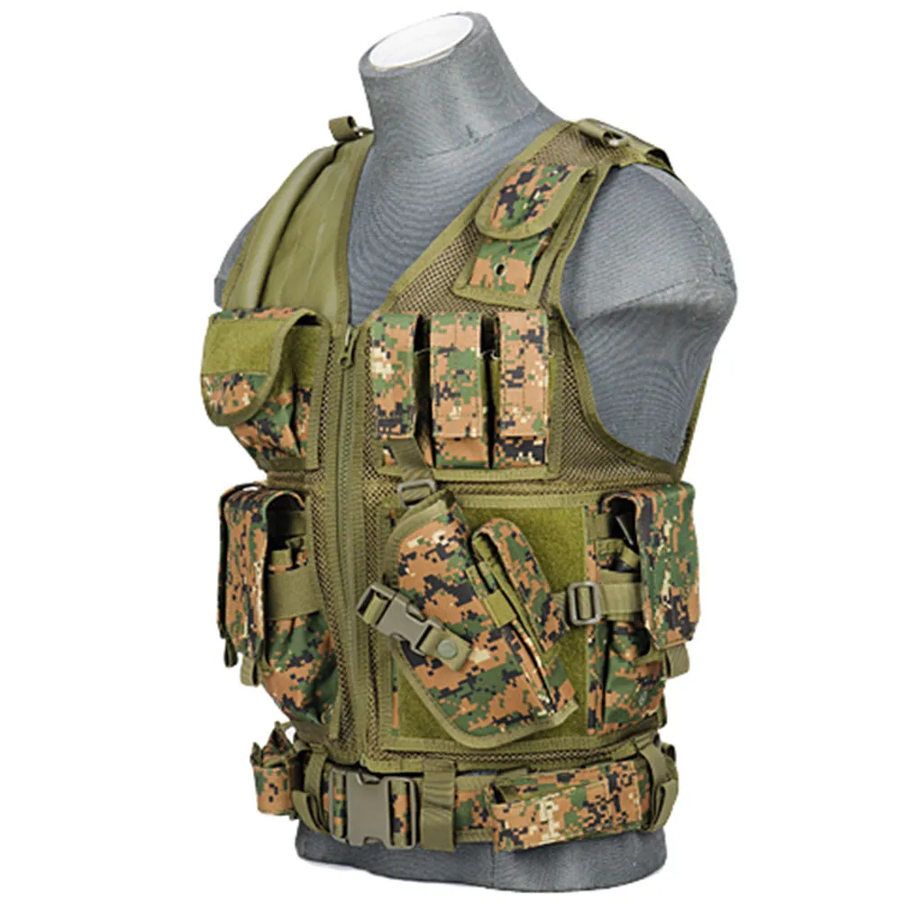 Lancer Tactical Cross Draw Vest with Holster