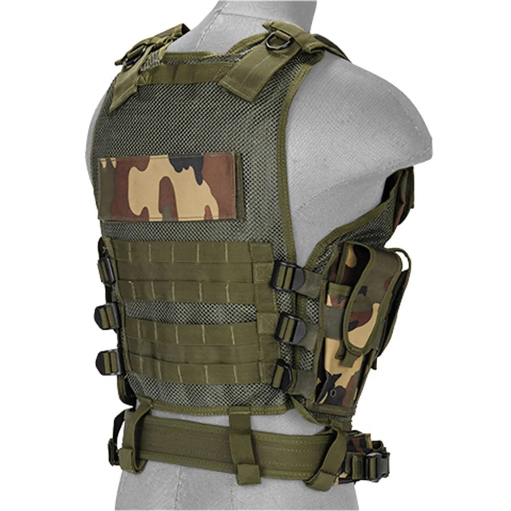 Lancer Tactical Cross Draw Vest with Holster