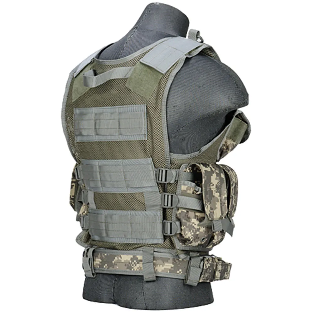 Lancer Tactical Cross Draw Vest with Holster