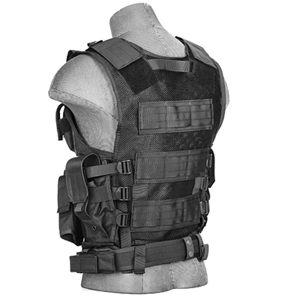 Lancer Tactical Cross Draw Vest with Holster