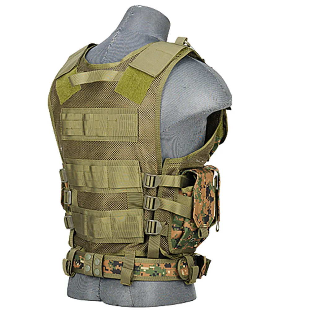 Lancer Tactical Cross Draw Vest with Holster