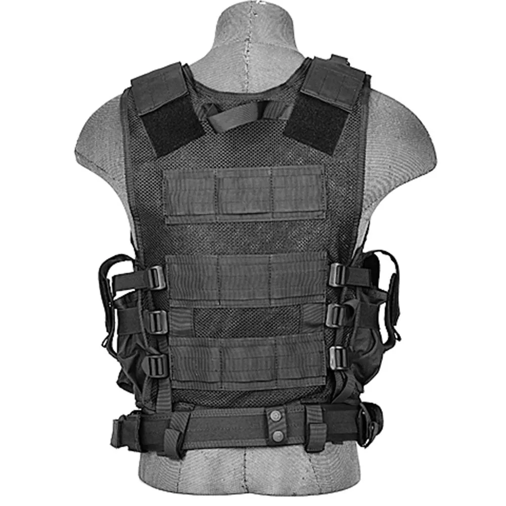 Lancer Tactical Cross Draw Vest with Holster