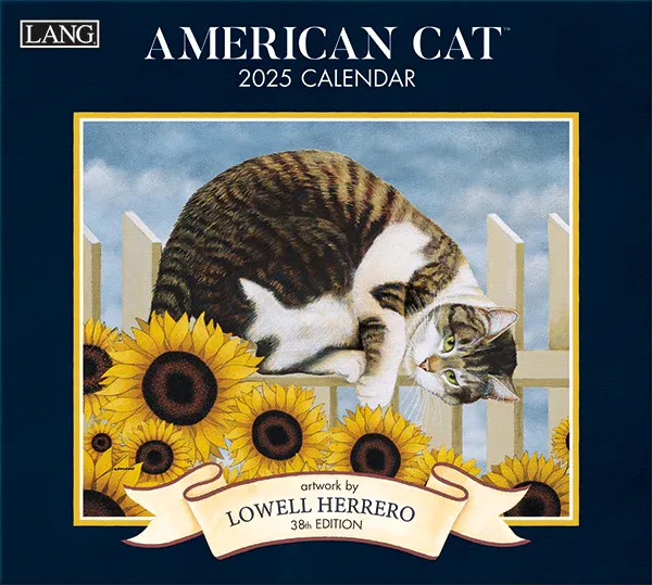 Lang Calendar: American Cat 2025