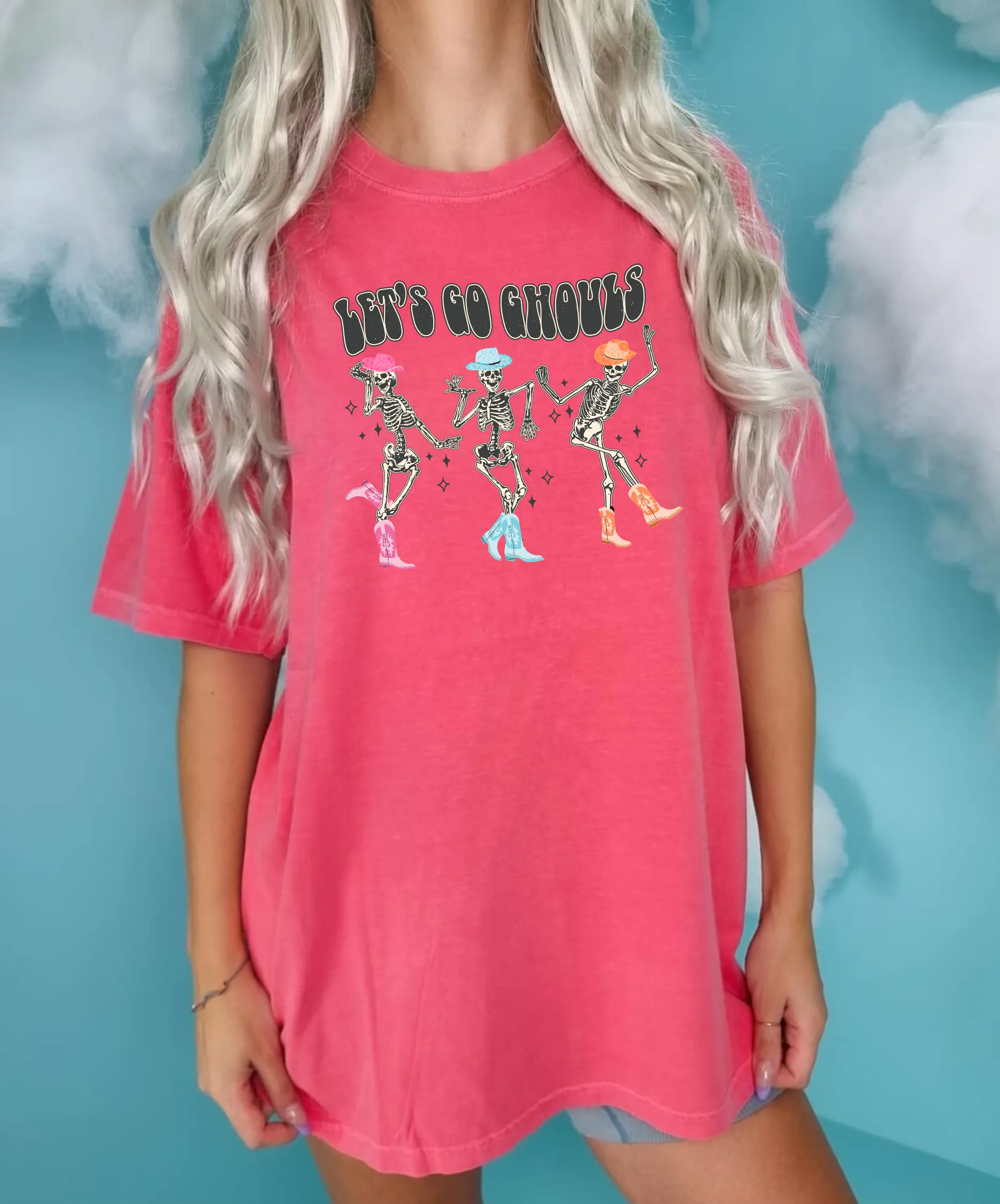 Let's Go Ghouls | Halloween Skeleton Shirt