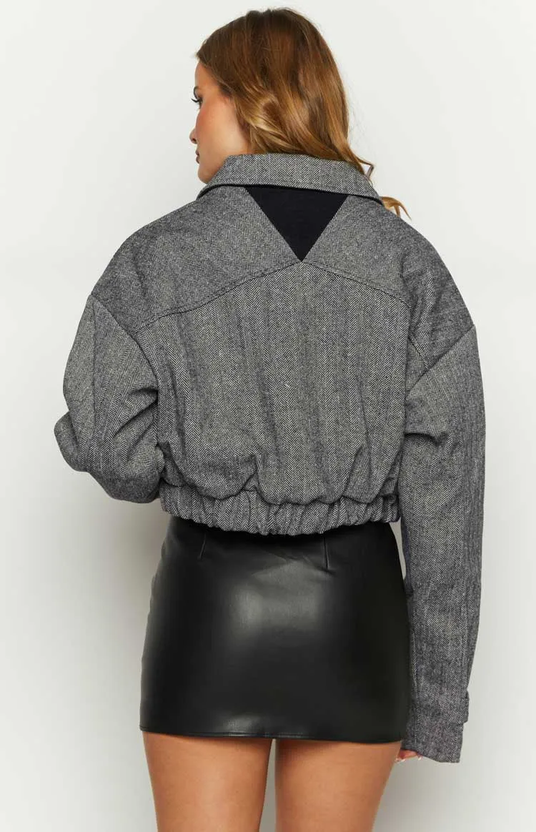 Lioness Claudie Ash Tweed Jacket