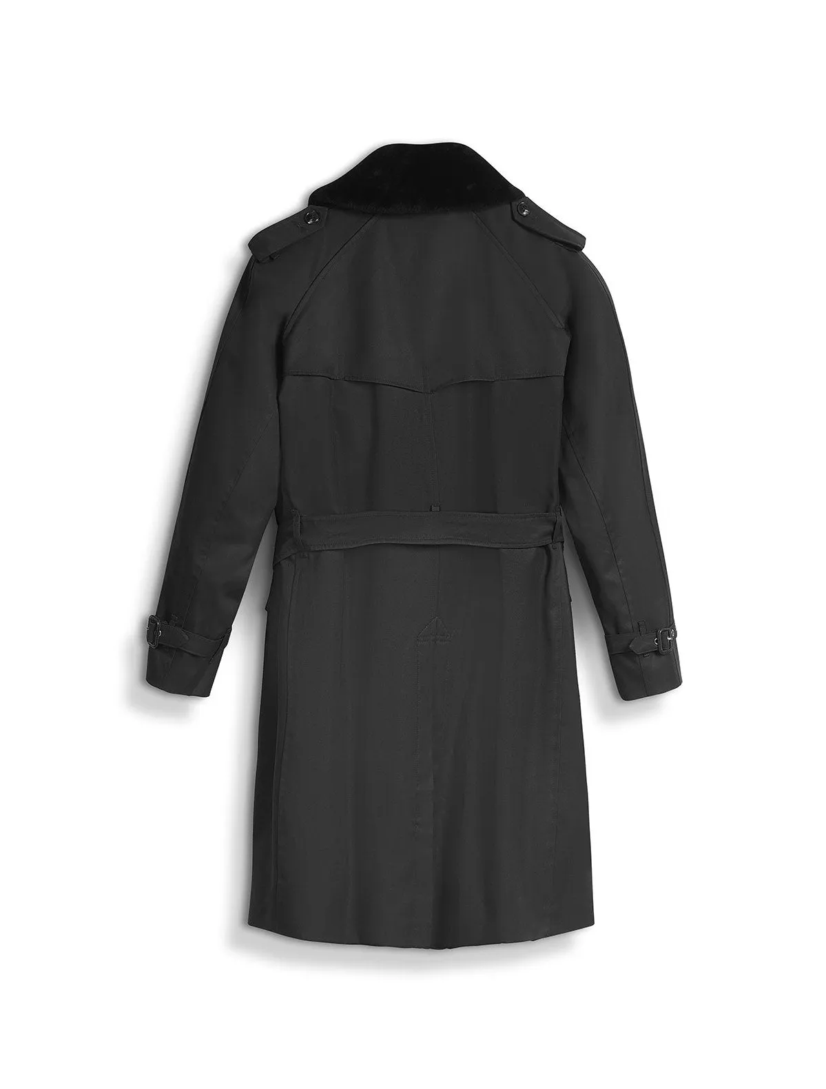 London Trench Coat Grenfell Cloth Black