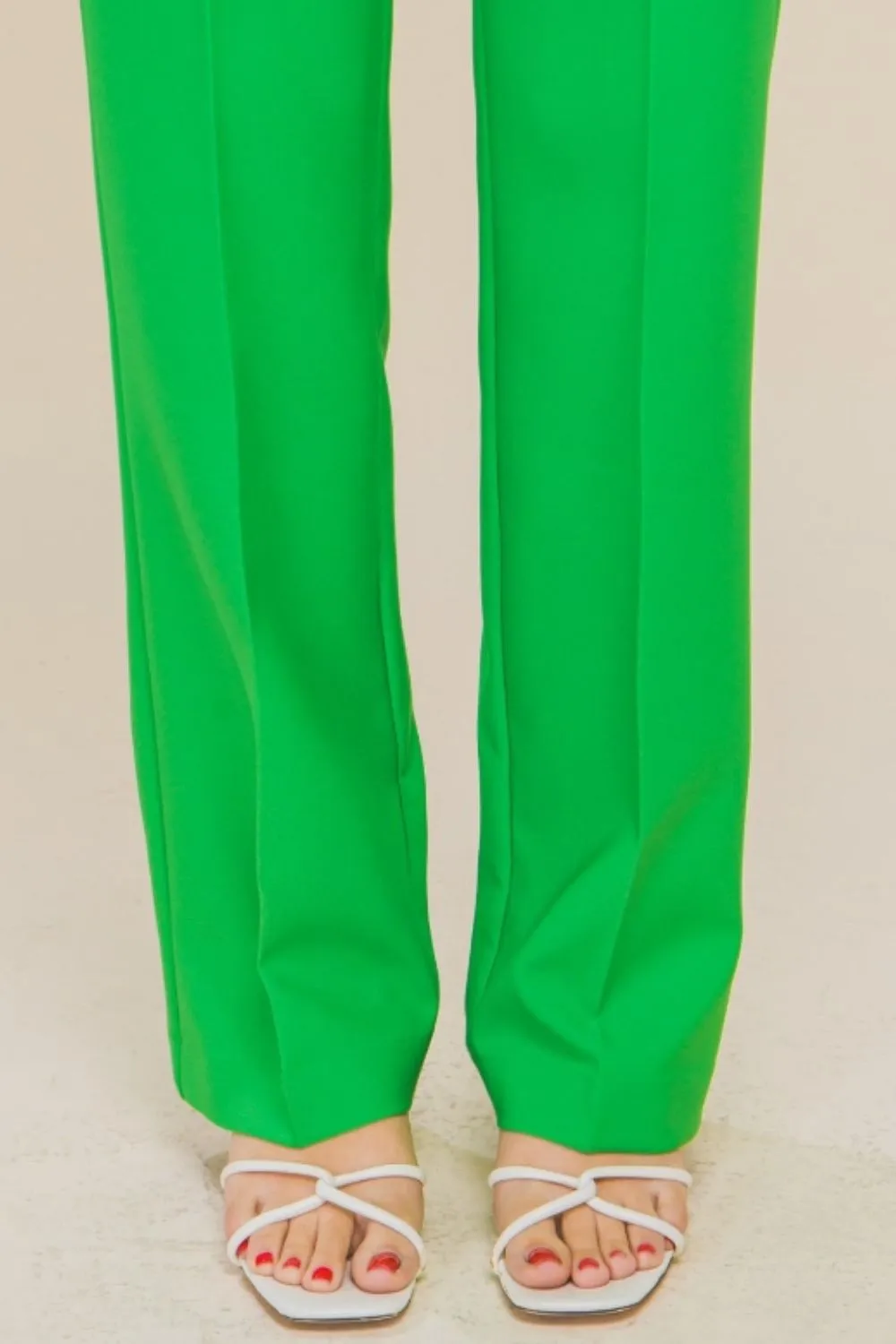 LOVE TREE High Waist Straight Pants