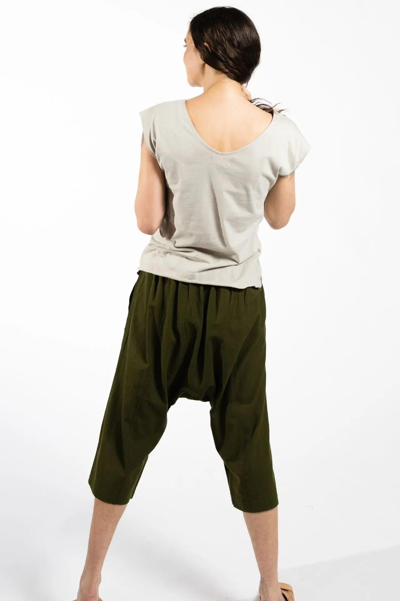 Low Rise Shorts - Green