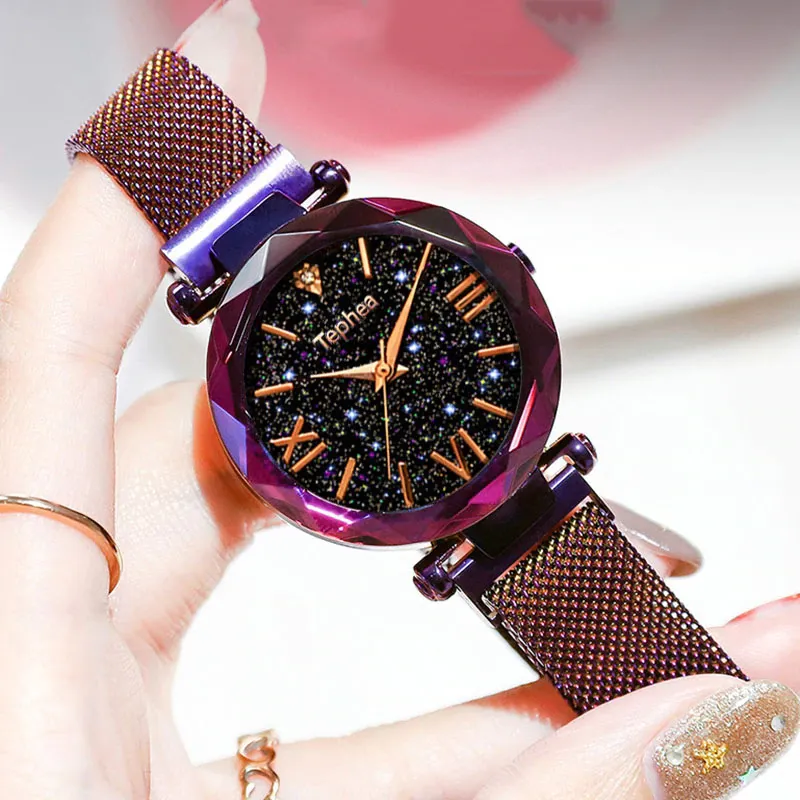 Magnetic Starry Sky Female Clock