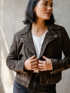 Maha Suede Leather Jacket