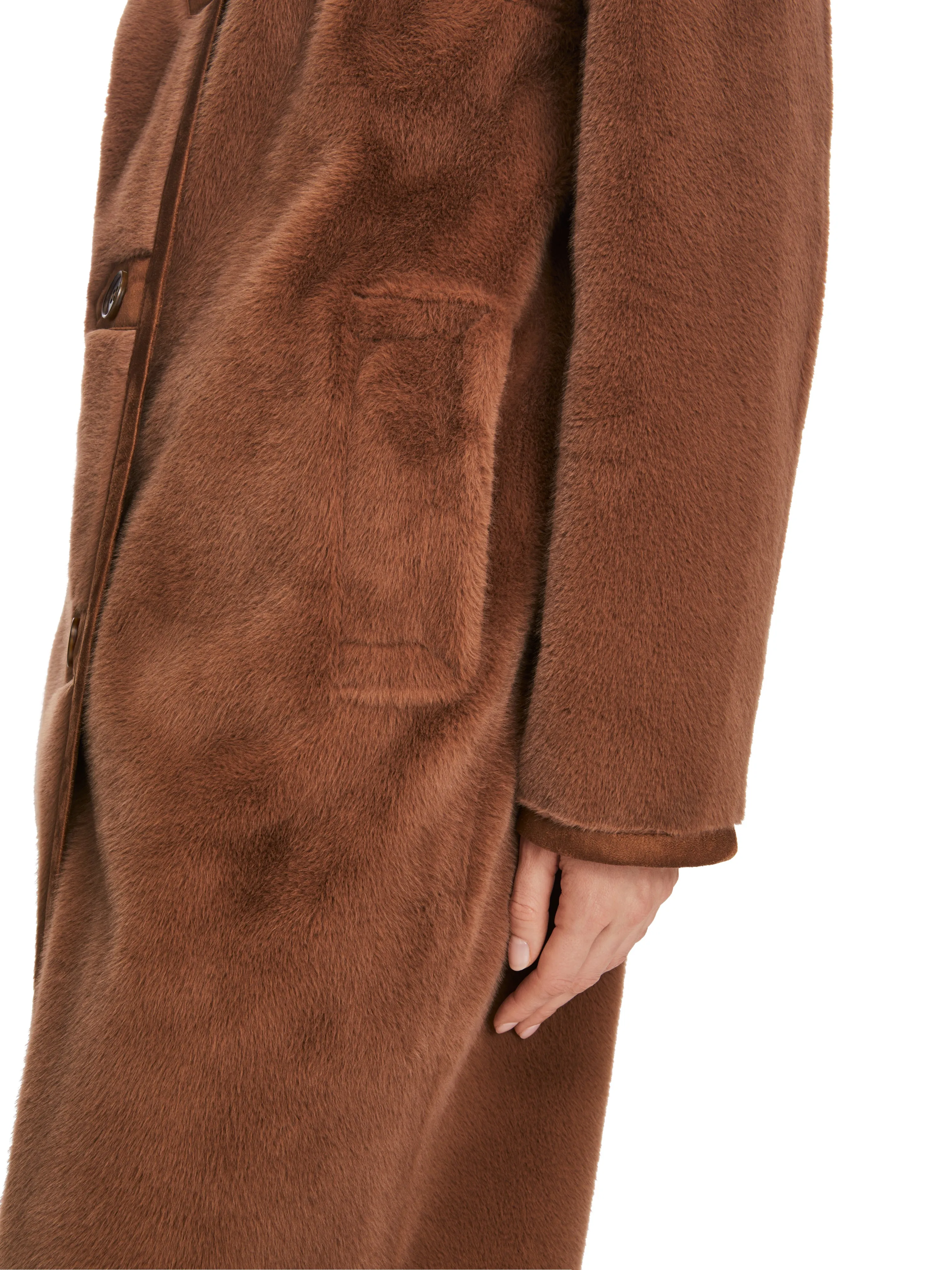 MARC CAIN Brown Fur Coat