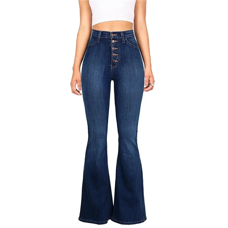 Medium Flare Skinny Denim Jeans