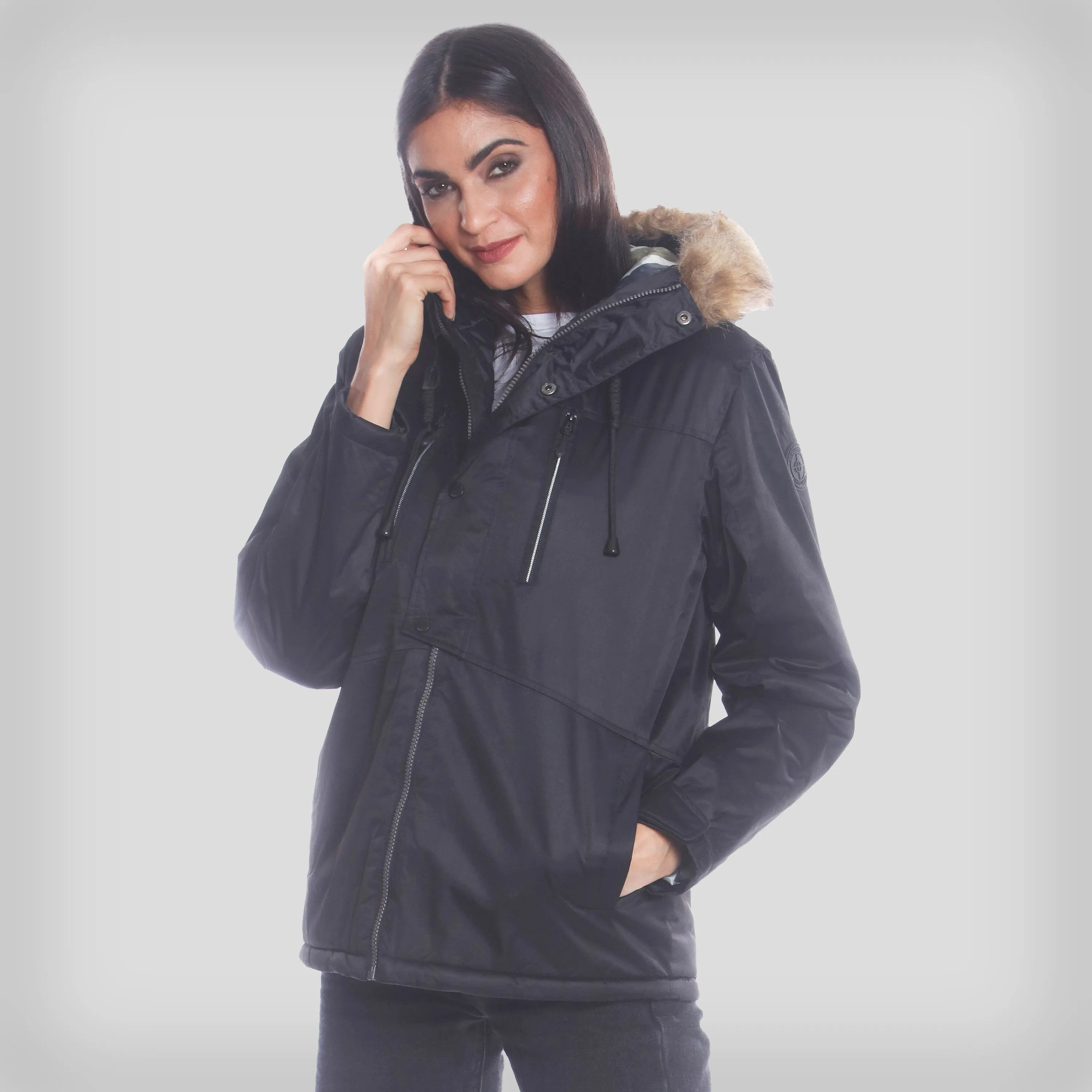 Members Only Women's Snorkel Oversized Jacket