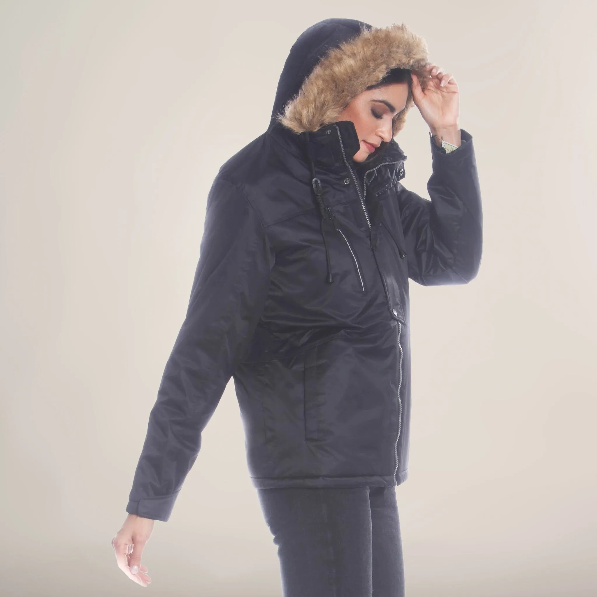 Members Only Women's Snorkel Oversized Jacket