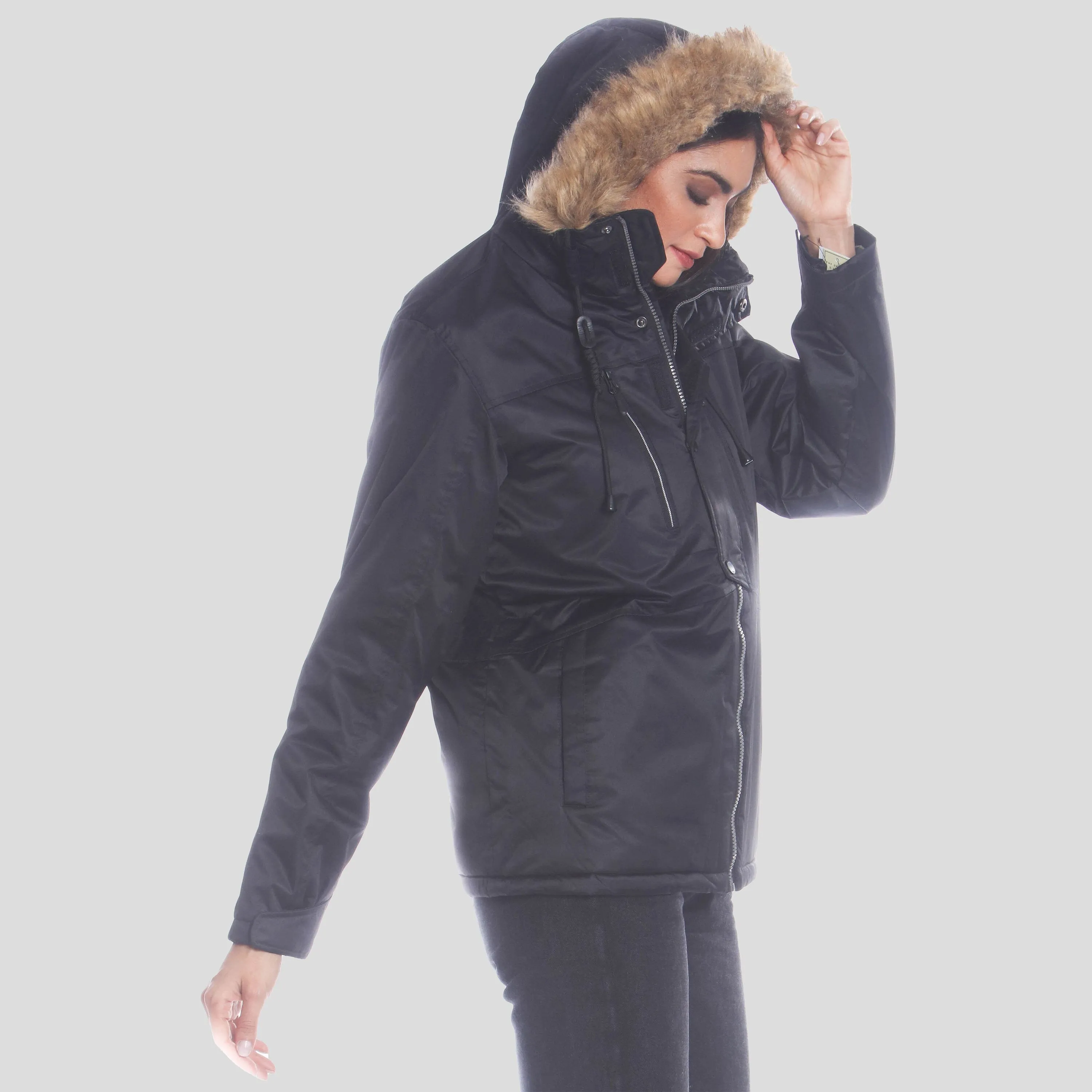 Members Only Women's Snorkel Oversized Jacket