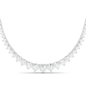 Men's 16 Carat Graduated Diamond Necklace