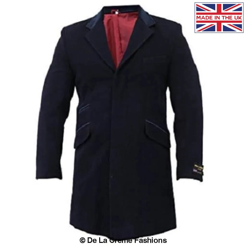 Mens Peaky Blinders Retro Mod Covert Coat