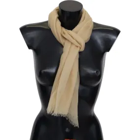 Missoni Elegant Cashmere Scarf in Beige