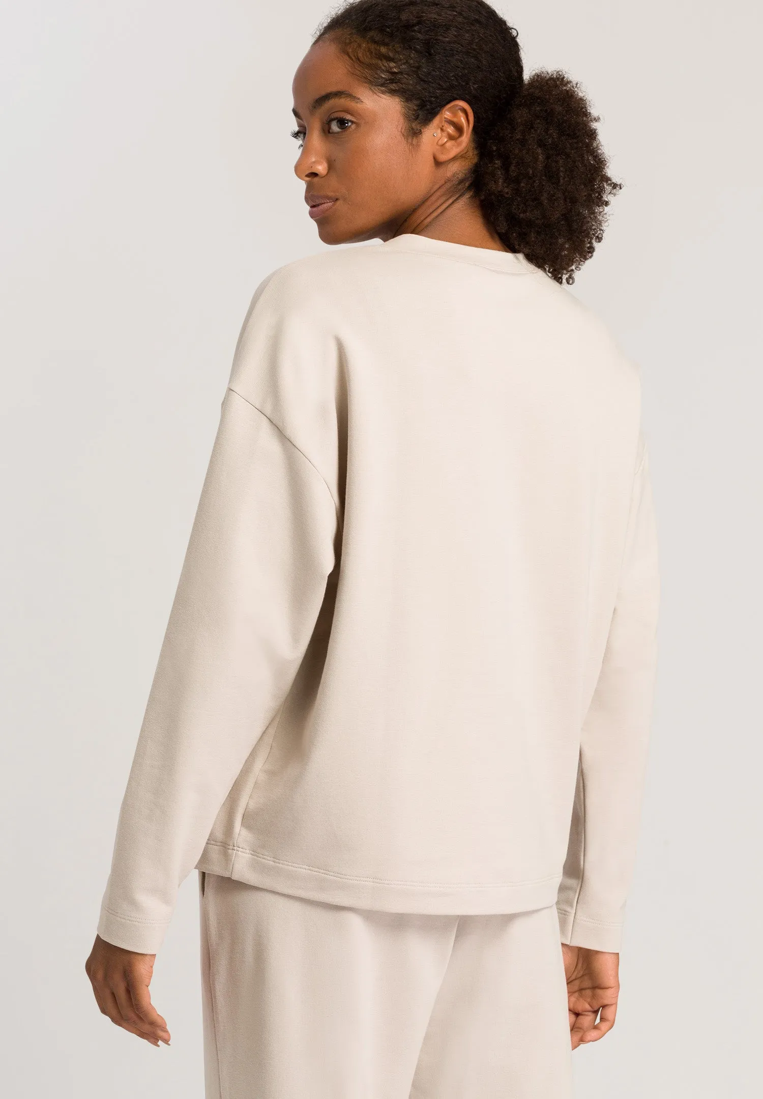 Natural Living Cotton Crewneck Pullover | Dune 78674-2134