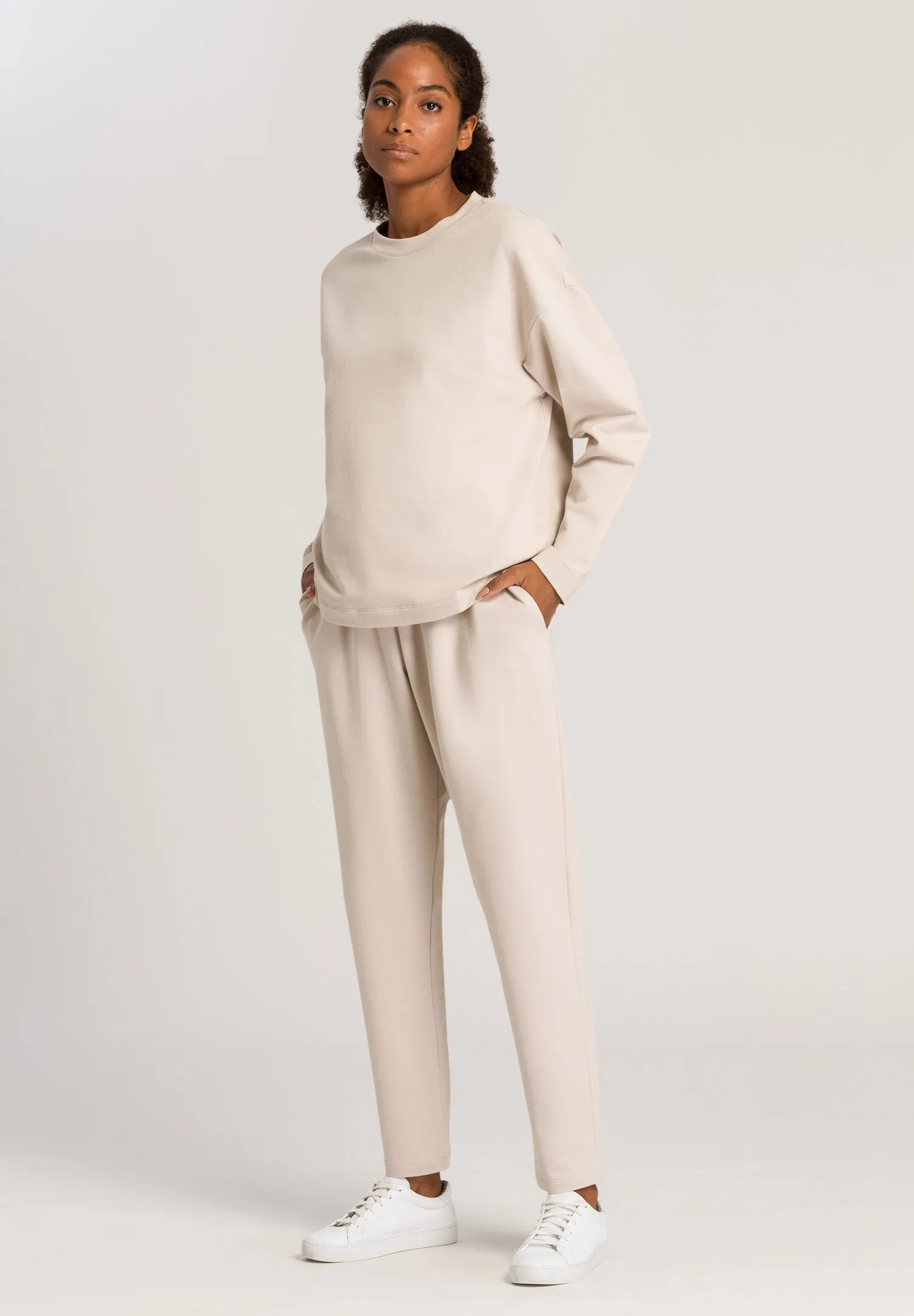 Natural Living Cotton Crewneck Pullover | Dune 78674-2134