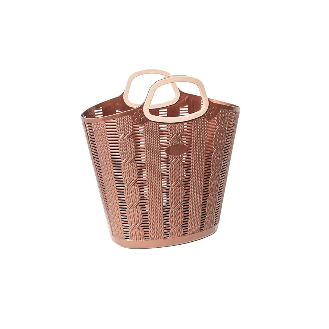 Nayasa Washable And Reusable Brown Shopping Basket/Bag