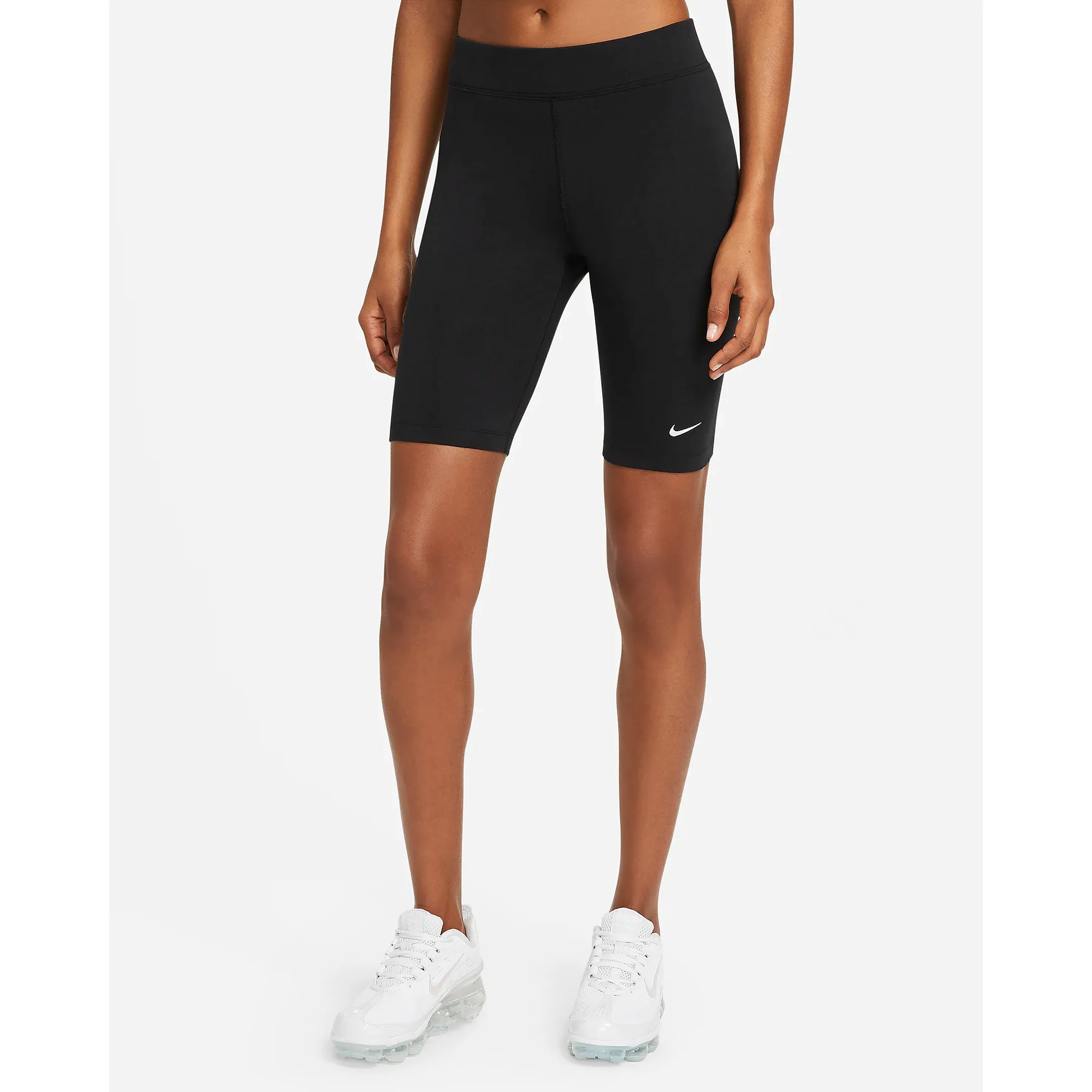 Nike Women's Sportswear Essential Shorts - Black / White