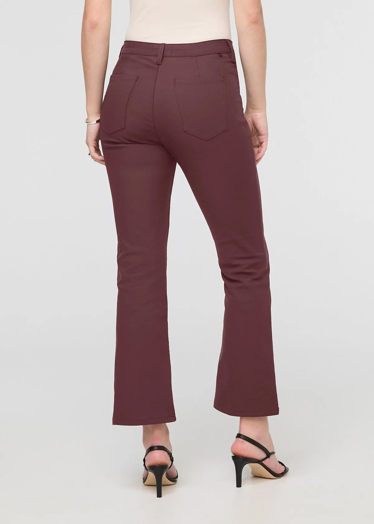 NuStretch High Rise Kick Flare - Mars